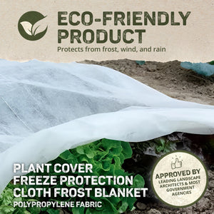 DeWitt Supreme 50' x 6' Plant Frost Protection Winterize Freeze Blanket (2 Pack)