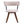 Modern Upholstered Dining Chairs with Curved Back