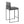 Fuji - Contemporary Modern Elegance, High Back Counter Stool