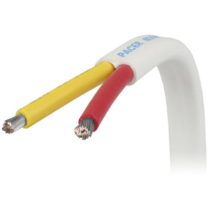 Pacer 12/2 AWG Safety Duplex Cable - Flat Cable - Red/Yellow - 100'