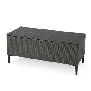 Rupert Storage Unit Resin Wicker Outdoor