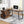L-Shaped Computer Desk With 3 Drawers and Storage Shelves