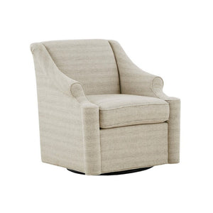 Justin - Swivel Glider Chair With 360 Degree Rotation - Tan