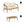 2-Piece Outdoor Loveseat & Coffee Table Set Acacia Wood Frame with PE Wicker Back & Water-Resistant Cushions