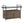 Outdoor Wicker Bar Cart with Glass Top and Wheels