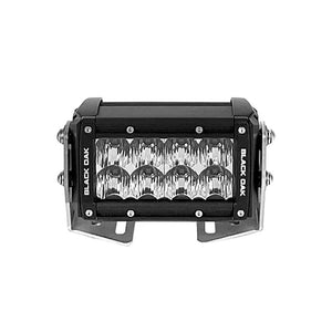 Black Oak Pro Series 3.0 Double Row 4" LED Light Bar - Spot Optics - Black Housing