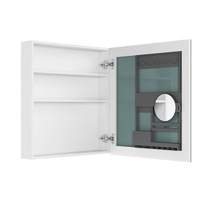24'' W x 26'' H Surface Frameless Mirror Medicine Cabinet