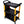3 Tier Rolling Auto Detail Cart With Wheels - Yellow & Black