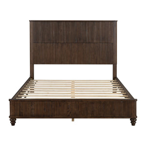 Platform Bed Frame & Tall Headboard
