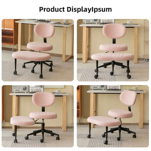 Ergonomic Cross Legged Office Chair With Back Support