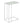 Accent Table, C-Shaped with Tempered Glass - Contemporary & Modern