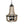 Large Beaded 4-Light Chandelier