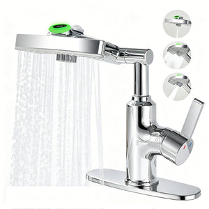 LED Temperature Display Bathroom Faucet with Digital Screen