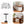 Modern Bar Stools With Backrest For Kitchen (Set of 3)