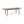 Placidity Outdoor Expandable Dining Table with Slatted Tabletop and Tapered Legs