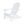 Zenithia Outdoor Foldable Adirondack Chair with 2 Cup Holders, White