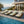 Black Iron & Teak Finish Chaise Lounge Set