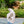 Abstract Water Fountain With Base With Light, For Indoor And Outdoor - White / Blue