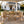 5-Piece Outdoor Dining Set: Teak Finish Round Acacia Wood Table & 4 Wicker Armchairs