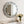 Silver Crush Diamond Round Wall Mirror