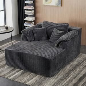 Chaise Lounge Chair, Deep Seat Sleeper Couch For Living Room