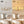 8-Light Rope and Fabric Shade Gold Chandelier