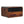 Large Floating Bedside, Curve Open Upper Slot, 1 Drawer, Chestnut