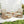 Modern 3 Piece Outdoor Seating Set with Cushioned Rattan Rocking Chairs and Wooden Accent Table