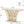 Console Table With Grid Base For Living Hallway - White / Gold