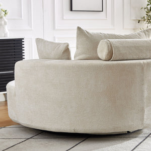 Swivel Chair With Rotating Base For Living Room