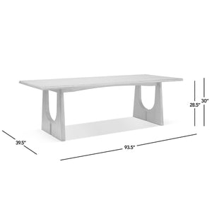 Carmel - 8 Seater Dining Table - Antique Brown