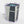 Propane, Gas 50000 Btu Square Fire Pit Table For Outside - Light Gray Blue