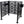 3.5x3.5FT Metal Air Conditioner Privacy Fence with Planter Boxes