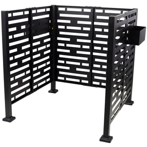 3.5x3.5FT Metal Air Conditioner Privacy Fence with Planter Boxes