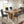 TOPMAX Farmhouse Extendable Wood Dining Table Set for 6