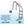 Saftron 3 Rung Step Ladder Inground Pool Handrail w/Polymer Finish,Graphite Gray