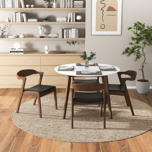 Alina - Dining Table And 4 Side Chairs - White