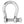 Wichard HR Bow Shackle - 8mm Pin Diameter