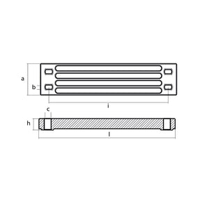 Tecnoseal Zinc Yamaha Bar Anode f/Engine Bracket