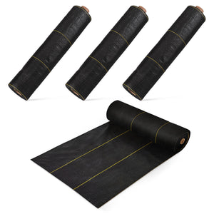 DeWitt Sunbelt 3' Wide Weed Barrier Landscape Fabric Ground Cover, 300' (4 Pack)