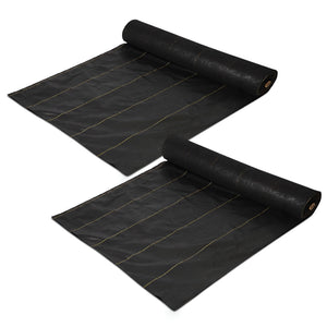 DeWitt Sunbelt 6' x 300' Woven Weed Barrier Landscape Fabric Ground Cover 2 Pack