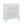 Adalid - Nightstand With Glittered Drawer Front And LED Lighting - White