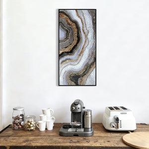 Canvas Painting Wall Art Framed Abstract Modern Decor 20x40 Inches