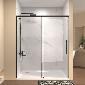 Frameless Single Sliding Shower Door