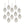 Glass Decorative Hanging Ball Christmas Tree Ornaments (Set of 12)