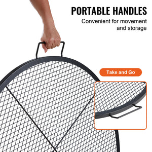 X-Marks Fire Pit Grill Grate, 36 Inch