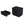Nightstands, Bedside Table With 2 Drawers (Set of 2) - Black