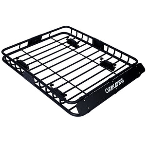 Motoring Rooftop Cargo Carrier Basket Steel Universal Fit Roof Rack