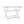 Blissique Outdoor Foldable Wood Dining Table With Slat Design