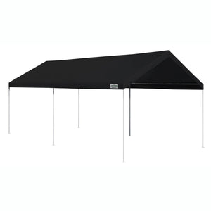 Caravan Canopy Domain 10 x 20 Foot Straight Leg Instant Canopy Tent Set, Black - TRAPSKI